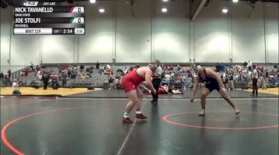 285lbs Quarter-finals Nick Tavanello (Ohio State) vs. Joe Stolfi (Bucknell)