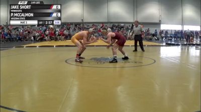 149lbs Round 2 Jake Short (Minnesota) vs. Preston McCalmon (Arizona State)