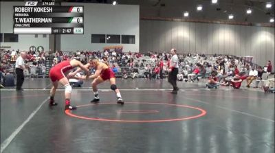 174lbs Semi-finals Robert Kokesh (Nebraska) vs. Tanner Weatherman (ISU)