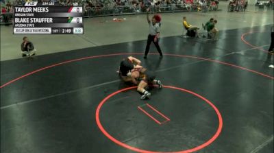 184lbs Finals Taylor Meeks (Oregon State) vs. Blake Stauffer (Arizona State)