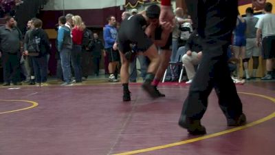 132lbs Round 1 Moises Guillen (Perrysburg) vs. Jarred Ganger (Covington)