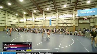 105 lbs Quarterfinal - Lola Gonzales, Colorado vs Bertha Cabrera, Nevada