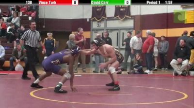 138lbs Round 2 David Carr (Dayton Christian) vs Vince Turk (Montini)