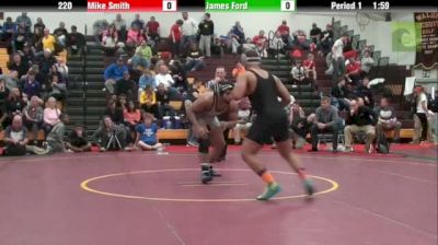 220lbs Semi-finals Michael Smith (McDonogh) vs. James Ford (Worthington)