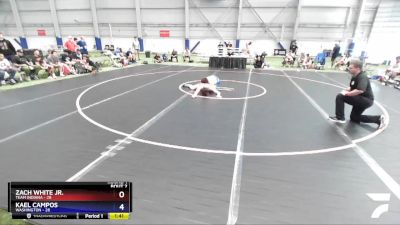 170 lbs Round 1 (8 Team) - Zach White Jr., Team Indiana vs Kael Campos, Washington