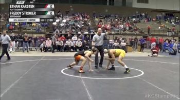 145 lbs Finals: Fredy Stroker vs. Ethan Karsten