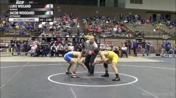 152 lbs Finals: Jacob Woodard vs. Luke Weiland