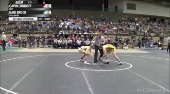 132 lbs Finals: Kaid Brock vs. Gavin Londoff