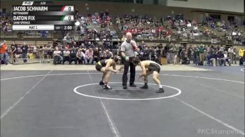 120 lbs Finals: Daton Fix vs. Jacob Schwarm