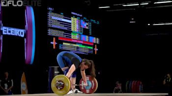 Marissa Klingseis (USA, 90) Snatches 105kg At 2017 IWF Worlds