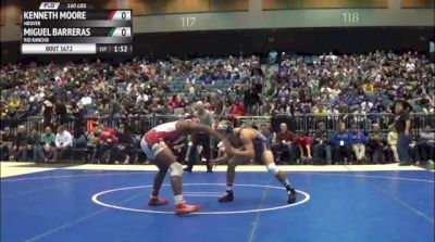 160lbs Finals Kenneth Moore (Hoover) vs. Miguel Barreras (Rio Rancho)