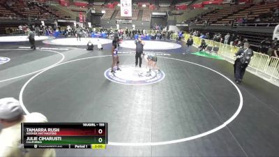 155 lbs Quarterfinal - Julie Cimarusti, California vs Tamarra Rush, Hoover Mat Masters