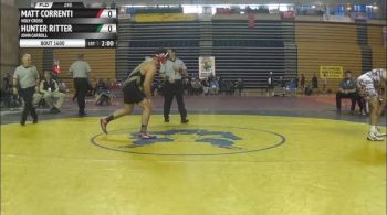 195lbs Semi-finals Hunter Ritter (John Carroll) vs. Matt Correnti (Holy Cross)