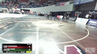 5A-106 lbs Cons. Round 1 - Cody Stevenson, Canby vs Cooper White, Eagle Point