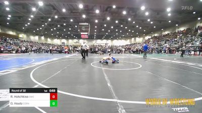 58 lbs Round Of 32 - Ryan Hotchkiss, Durham Wrestling Club vs Owen Houtz, Cornerstone Mat Club