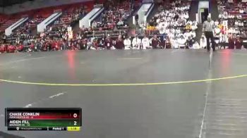 113 lbs Quarterfinals (8 Team) - Aiden Fill, Bronson HS vs Chase Conklin, Manchester HS