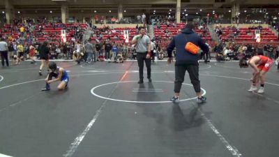 95 lbs Cons. Round 5 - Mason Pederson, MWC Wrestling Academy vs Rylan Sidzyik, MWC Wrestling Academy