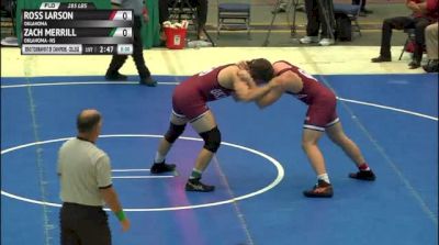 285lbs Finals Ross Larson (Oklahoma) vs. Zach Merrill (Oklahoma)