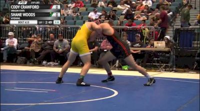 197lbs Finals Cody Crawford (Oregon State) vs. Shane Woods (Wyoming)