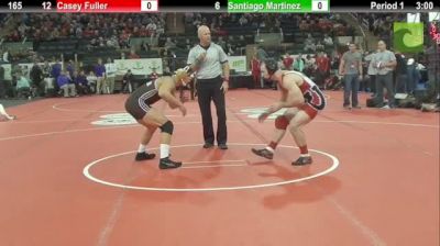 165lbs Match Casey Fuller (Edinboro) vs. Santiago Martinez (Lehigh)