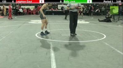 133lbs Match Bailey Jack (Duke) vs. Leighton Gaul (UNI)
