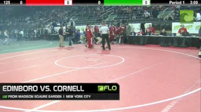 125lbs Match Nahshon Garrett (Cornell) vs. Kory Mines (Edinboro)