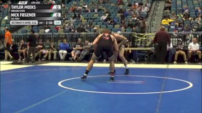 184lbs Semi-finals Taylor Meeks (Oregon State) vs. Nick Fiegener (Cal Poly)