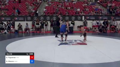 59 kg Rnd Of 16 - Gracie Figueroa, Titan Mercury Wrestling Club vs Nichole Moore, Kansas