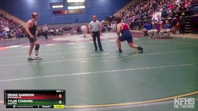 3 - 285 lbs Champ. Round 1 - Tyler Connors, Grafton vs Drake Garrison, Broadway HS