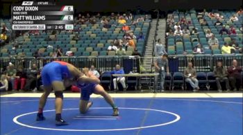 197lbs Match Cody Dixon (Boise State) vs. Matt Williams (CSU Bakersfield)