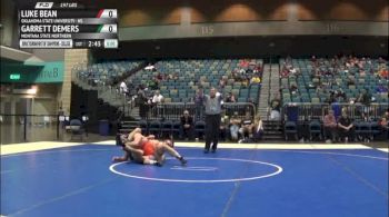 197lbs Match Luke Bean (Oklahoma State) vs. Garrett DeMers (Montana State Northern)