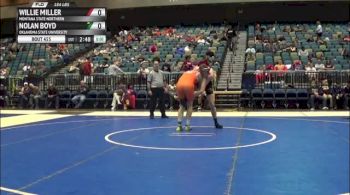 184lbs Match Willie Miller (Montana State Northern) vs. Nolan Boyd (Oklahoma State)