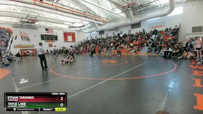 120 lbs Cons. Semi - Ethan Tarango, Shoshoni vs Tayce Lake, Campbell County