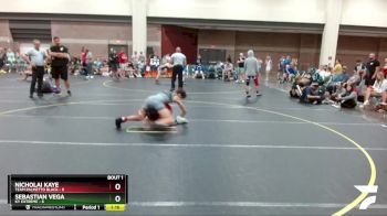 130 lbs Finals (2 Team) - Sebastian Vega, KY Extreme vs Nicholai Kaye, Team Palmetto Black