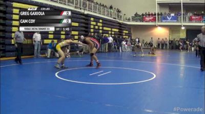 138lbs Quarter-finals Greg Gaxiola (Buchanan) vs. Cam Coy (Penn Trafford)