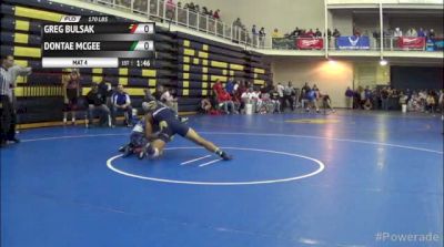 170lbs Quarter-finals Greg Bulsak (South Park) vs. Dontae McGee (Farragut)