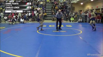 113lbs Semi-finals Daniel Planta (St Pauls) vs. Charlie Lenox (McDowell)