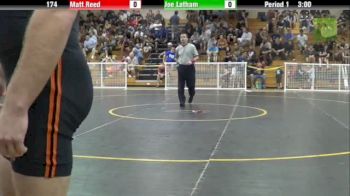 174lbs Match Matt Reed (Oklahoma) vs. Joe Latham (Oregon State)