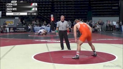 197lbs Quarter-finals Jden Cox (Missouri) vs. Zach Nye (UVA)