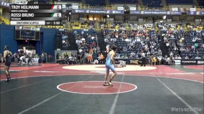 133lbs Quarter-finals Rossi Bruno (Michigan) vs. Troy Heilmann (North Carolina)