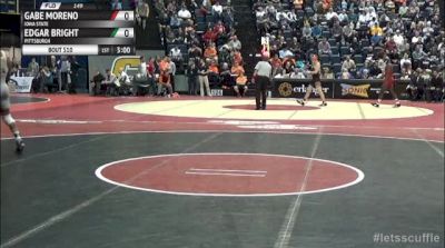 149lbs Quarter-finals Edgar Bright (Pittsburgh) vs. Gabe Moreno (Iowa State)