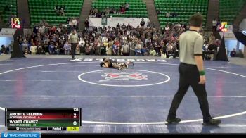 108 lbs Finals (2 Team) - Amonte Fleming, Mortimer Jordan HS vs WYATT CHAVEZ, Mountain Brook