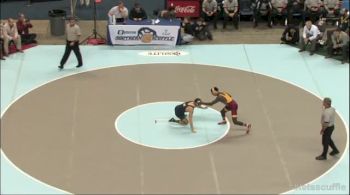 133lbs Finals Earl Hall (ISU) vs. Rossi Bruno (Michigan)