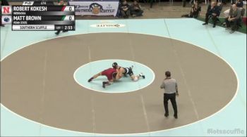 174lbs Finals Robert Kokesh (Nebraska) vs. Matt Brown (PSU)