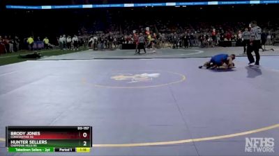 D3-157 lbs Champ. Round 1 - Brody Jones, Constantine HS vs Hunter Sellers, Chippewa Hills HS