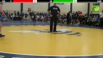 120lbs Match Devin Roberts (Apple Valley) vs. Kevin Stearns (Carl Sandburg)