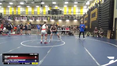 152 lbs Cons. Semi - Braxten Westendorf, Immortal Athletics WC vs Henry Gelner, Iowa