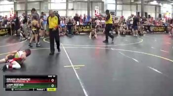 60 lbs Round 2 (6 Team) - Liam Reeves, Steel Valley vs Grady Glowacki, Backyard Brawlers