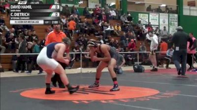 182lbs Finals Davis Hamil (Deer Park) vs. Chris Dietrich (Wyoming Seminary)