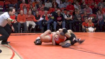 174lbs Match Mike Evans (Iowa) vs. Jordan Rogers (Oklahoma State)